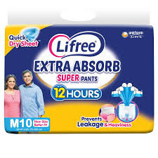 LIFE FREE EXTRA ABSORB M 10 PANTS